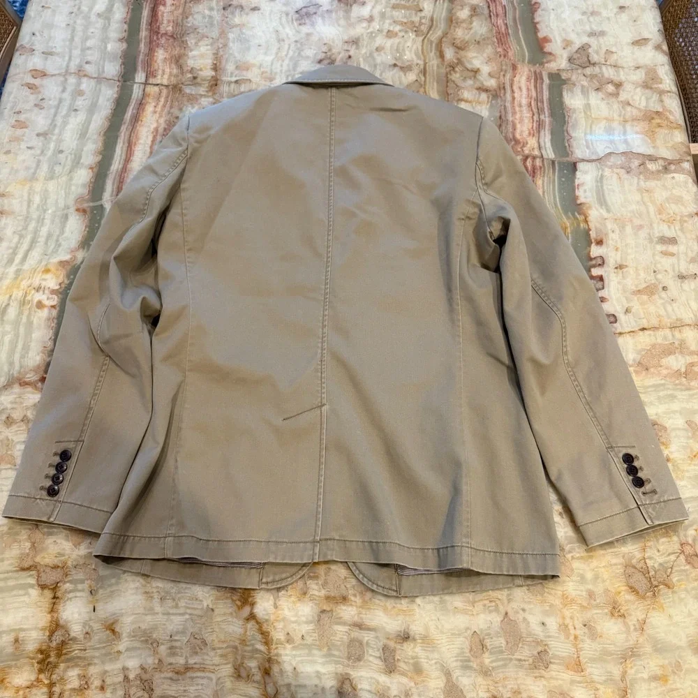 LL Bean Mens Sport Coat‎ Brown Long Sleeve Outdoor Patch Pockets 42 NWT
